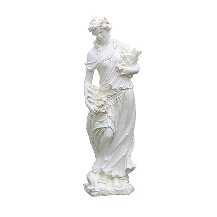 Autumn fiberglass Four Seasons Lady Statues