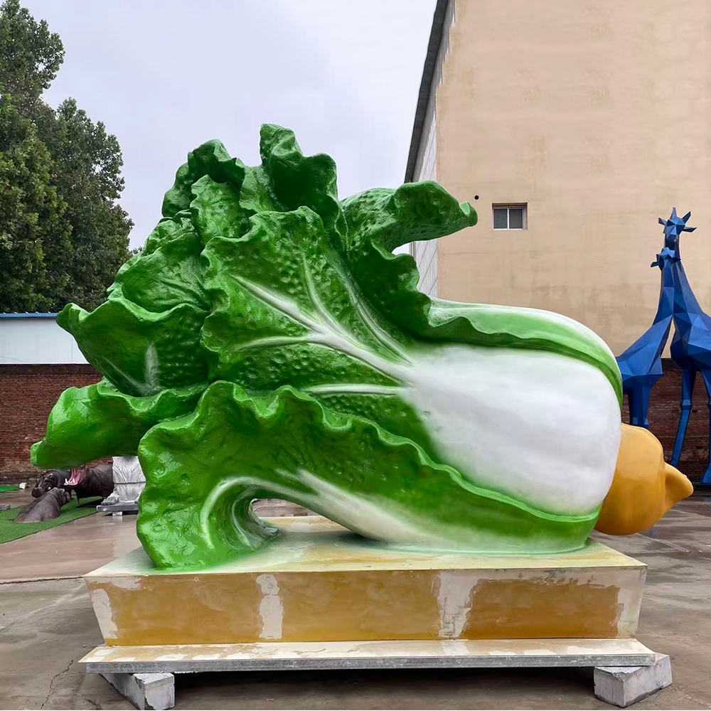 Fiberglass Cabbage Statue for farm entrance