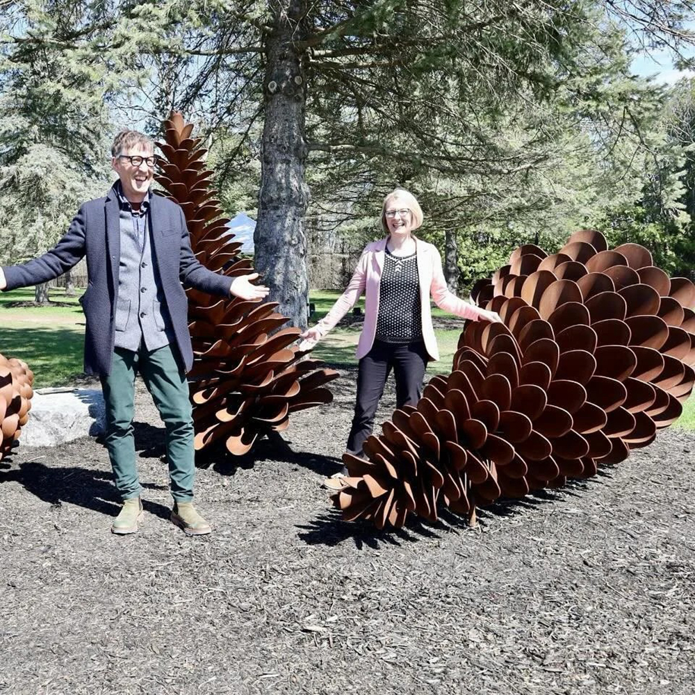 pine cone Giant statues