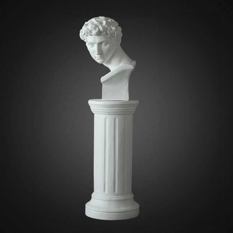 Giuliano de Medici bust marble tall pedestal