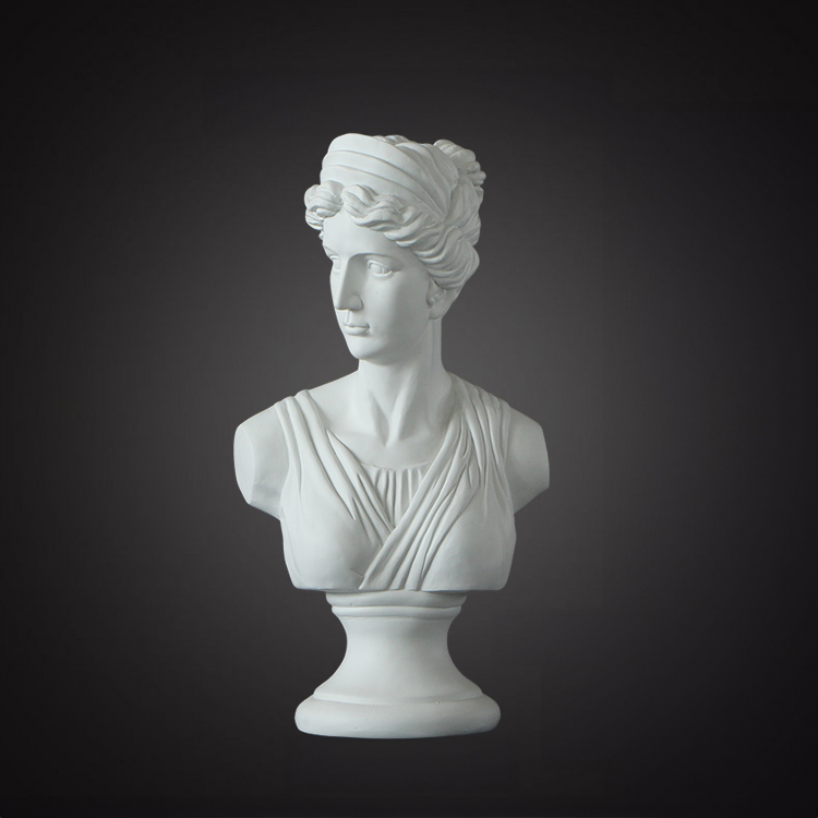 Marble Greek Goddess Bust Statue