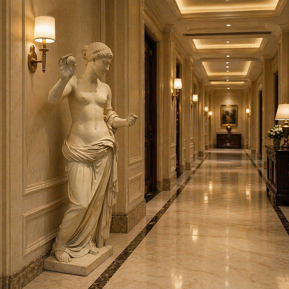 Venus of Arles Marble Corridor Statue