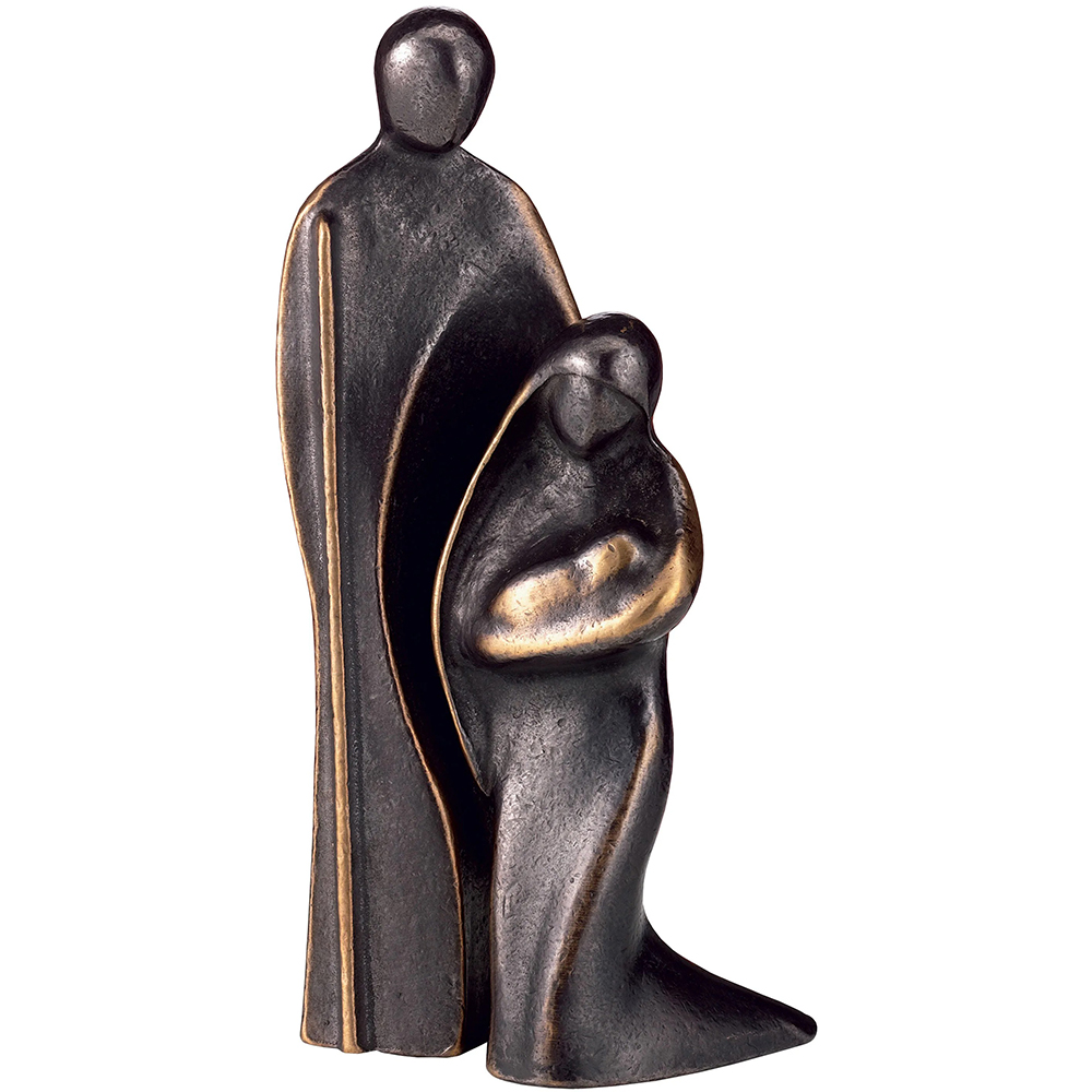 abstract holy family sculpture