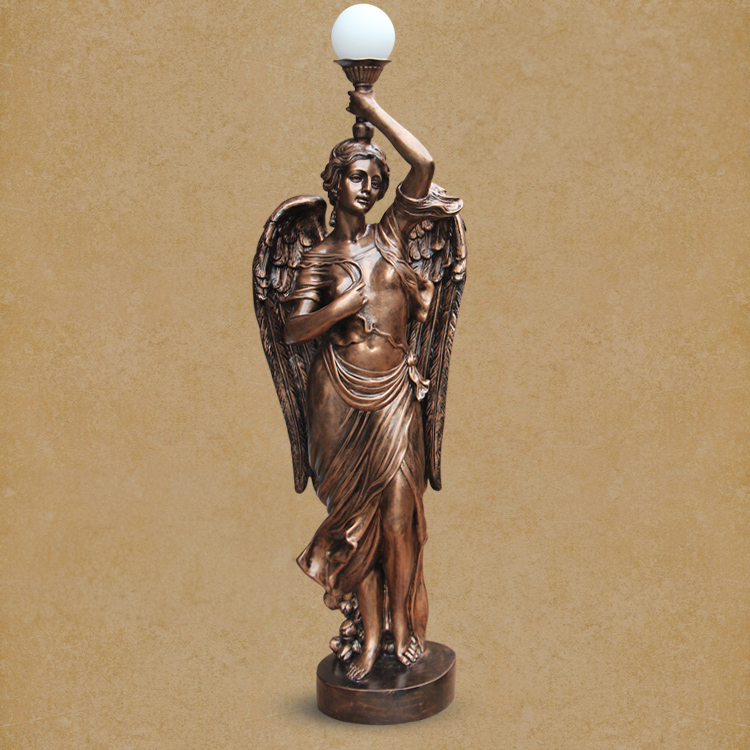 fiberglass Angel of Light Statue with wings
