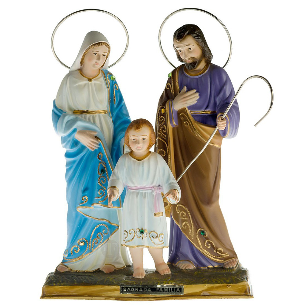 fiberglass holy family figurine
