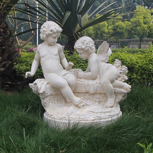 marble Cherub Angel Garden Statues