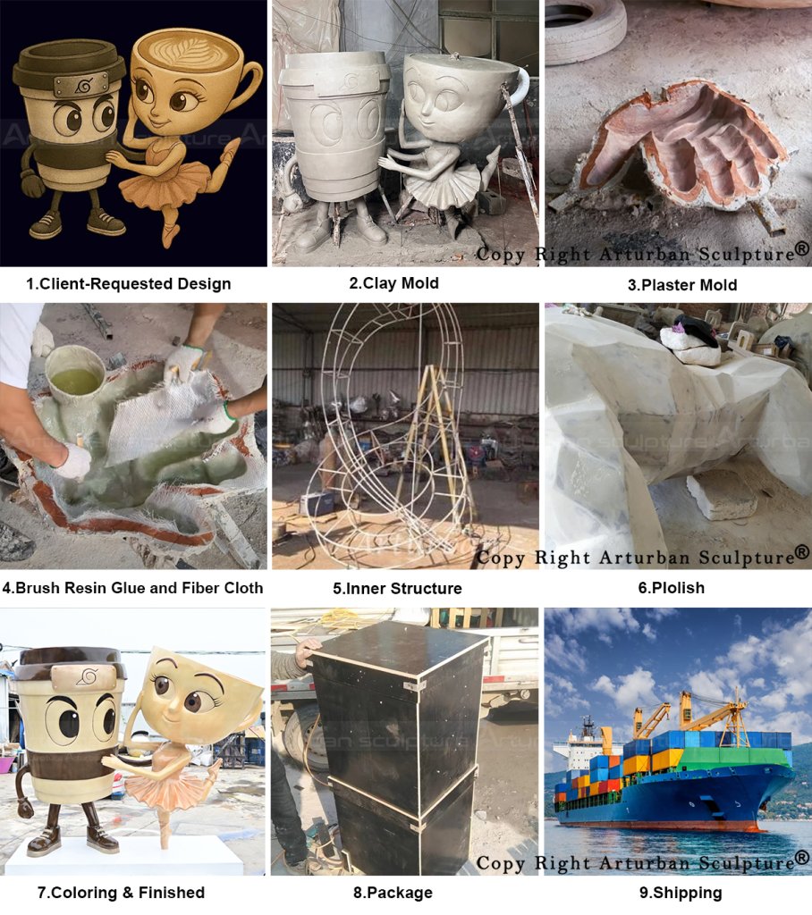 production-process-of-making-Italy-brainrot-statue