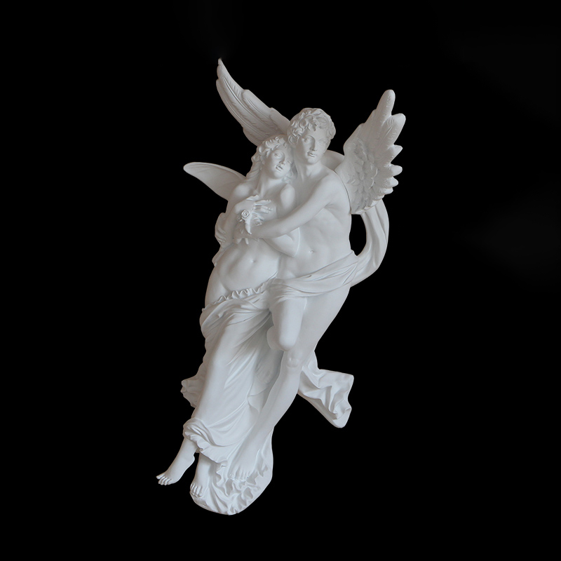 the Abduction of Psyche Statue fiberglass wall sculpture