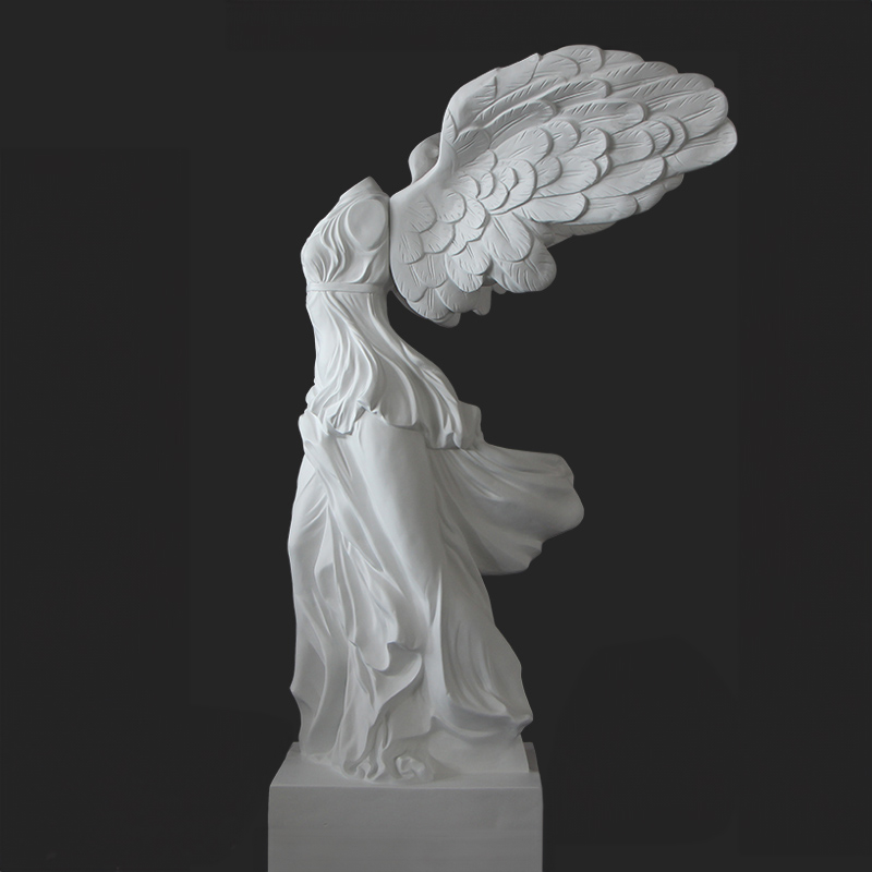white marble Famous Winged Statue