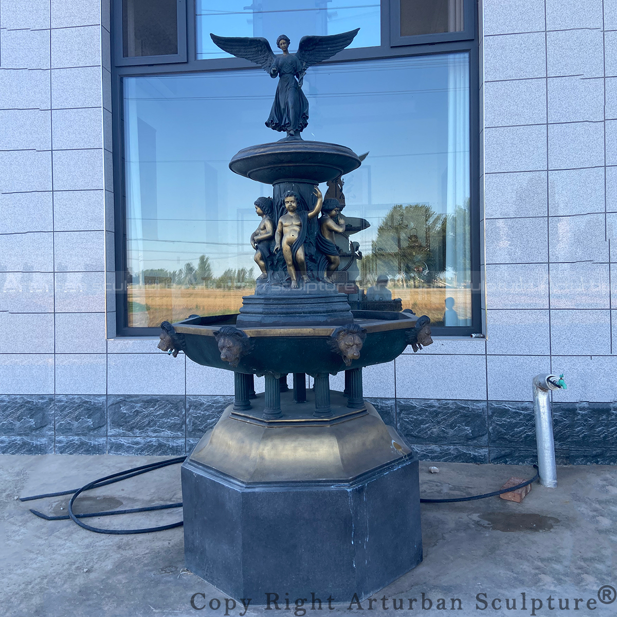4 Bronze the Bethesda Fountain full front display