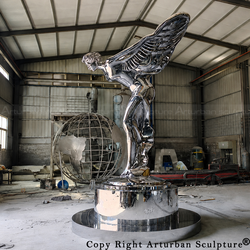 7 The Spirit of Ecstasy side sculpture view