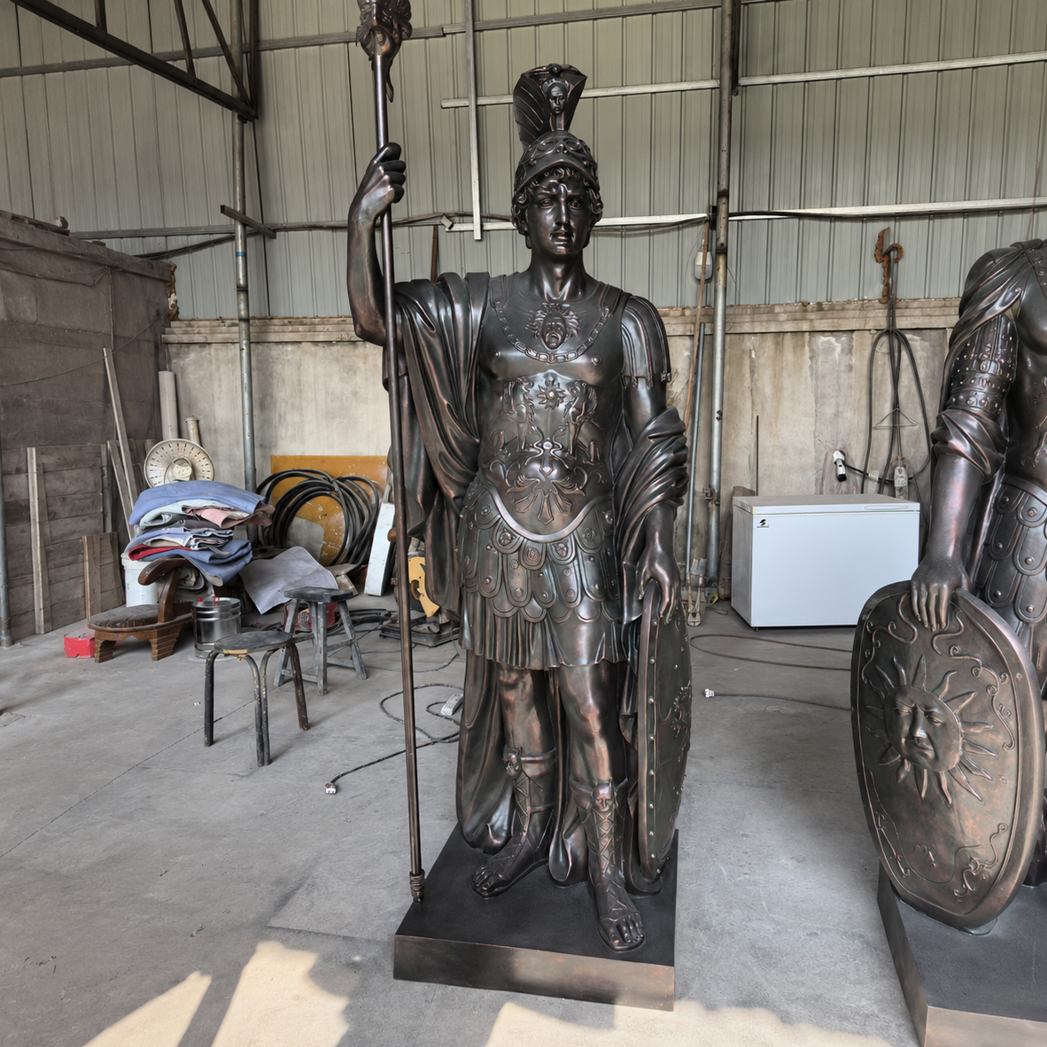 Ares bronze Statue God of War