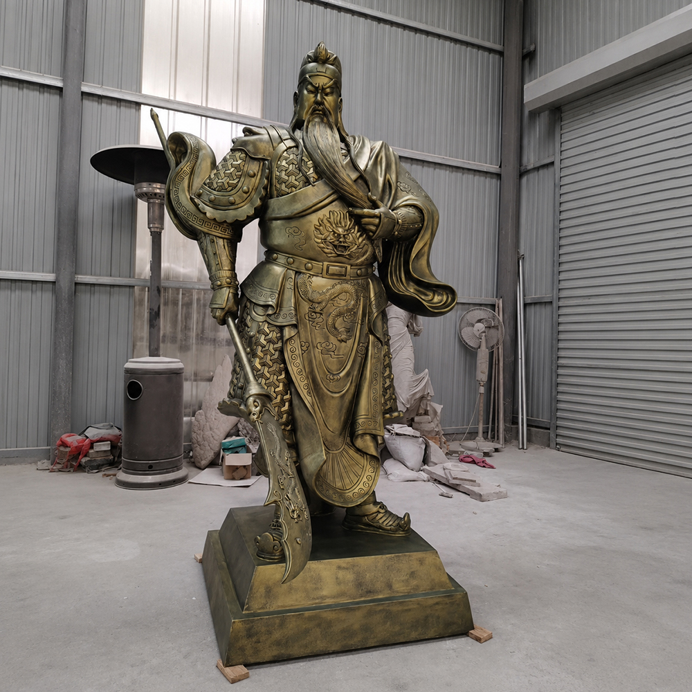 Bronze Guan Yu Statue for Sale