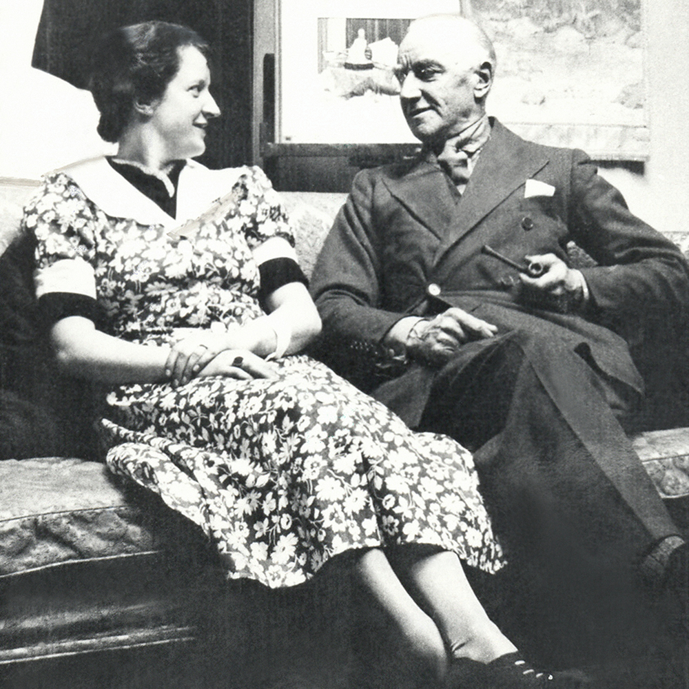 Charles Sykes with his daughter Josephine