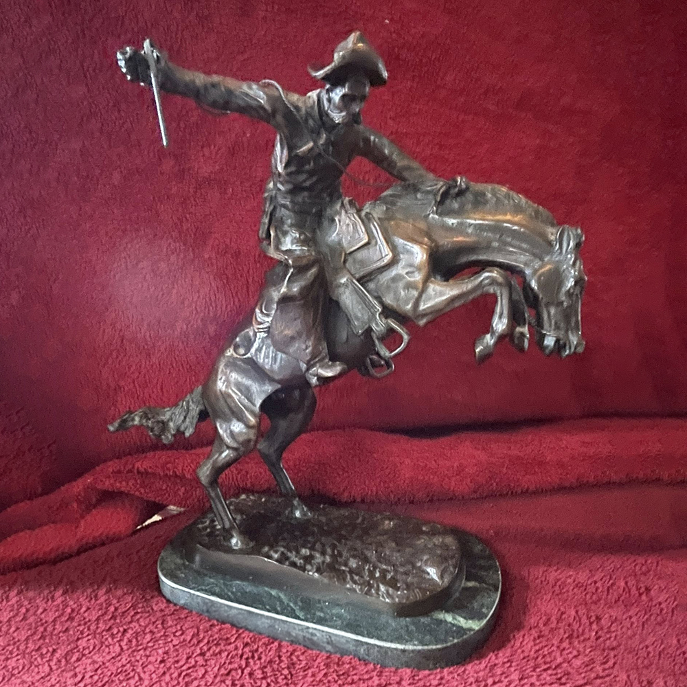 The Bronco Buster Statue bronze