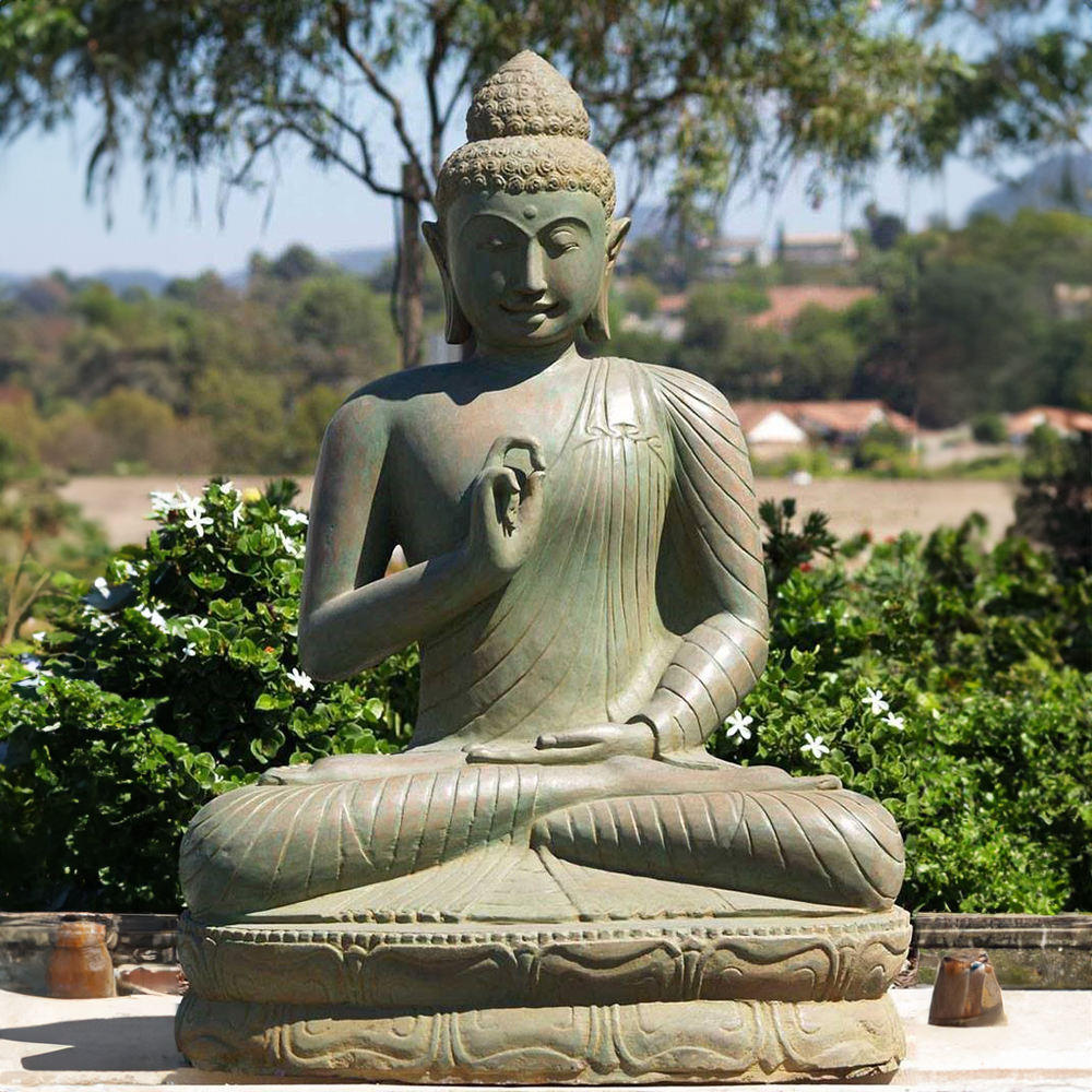 bronze Teaching Buddha Statue garden display