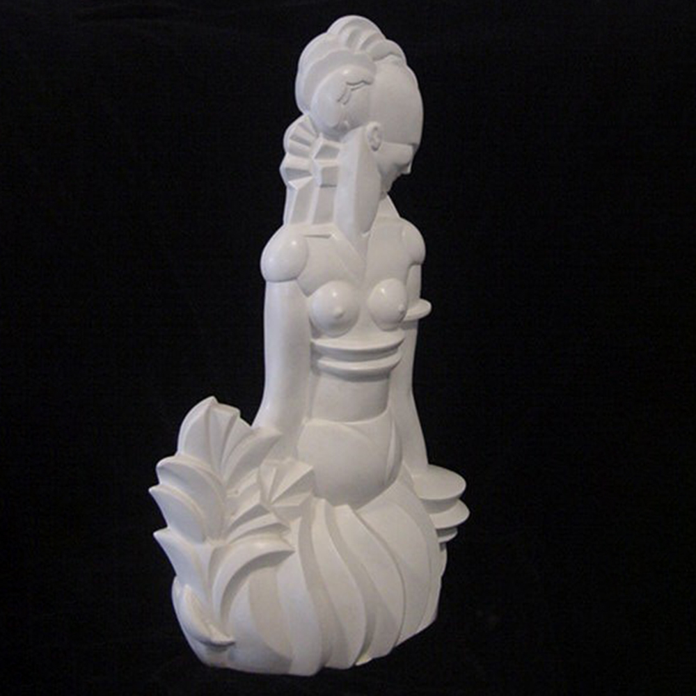 marble Cubism Art Sculpture geometric female
