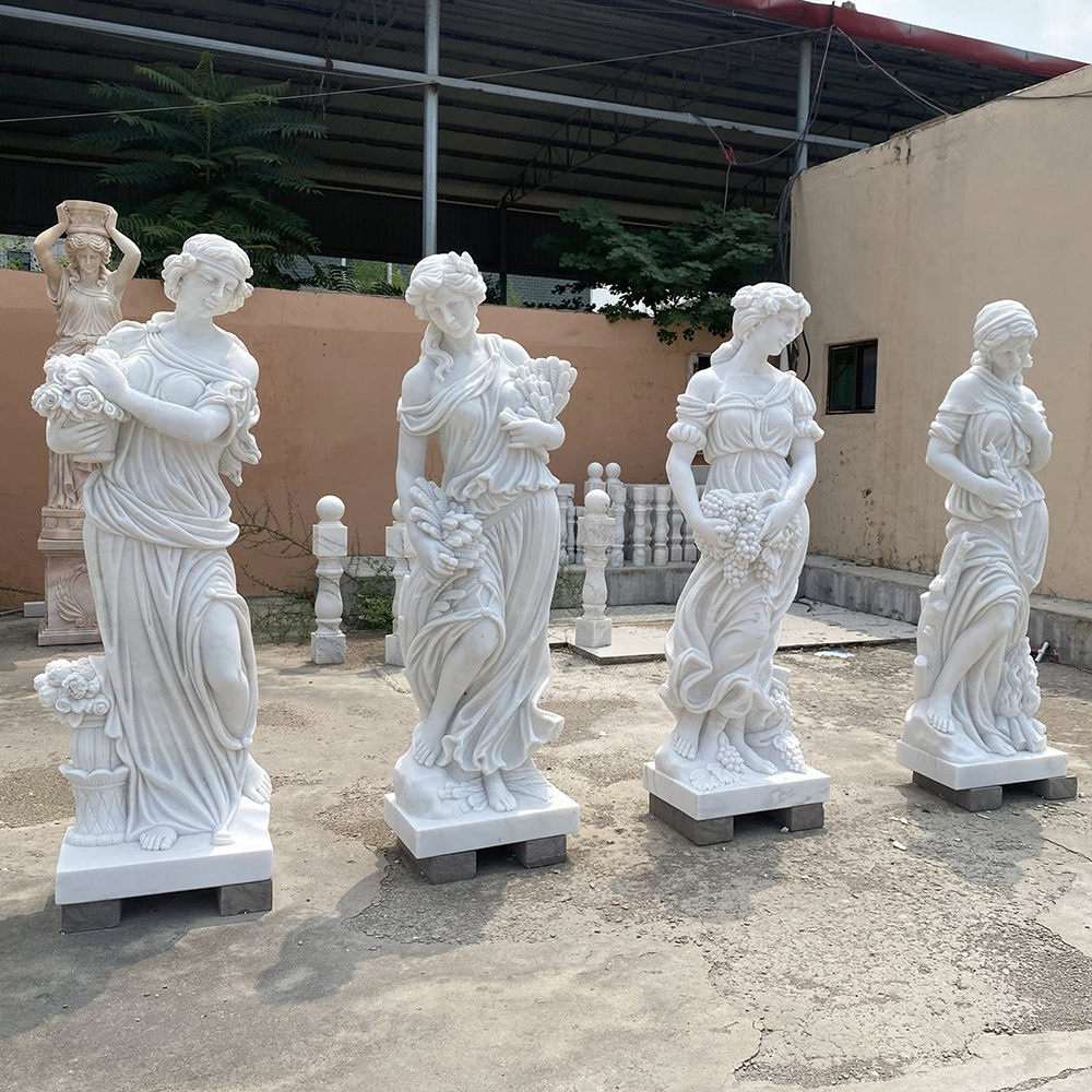 marble Four Seasons Statues for Sale garden set