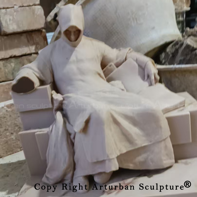 4 Anonymous Budapest statue 3D printed model