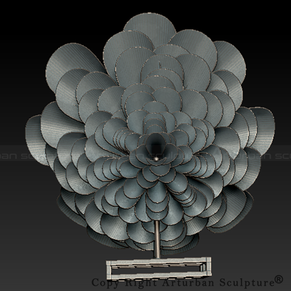 5 3D model showing cone structure