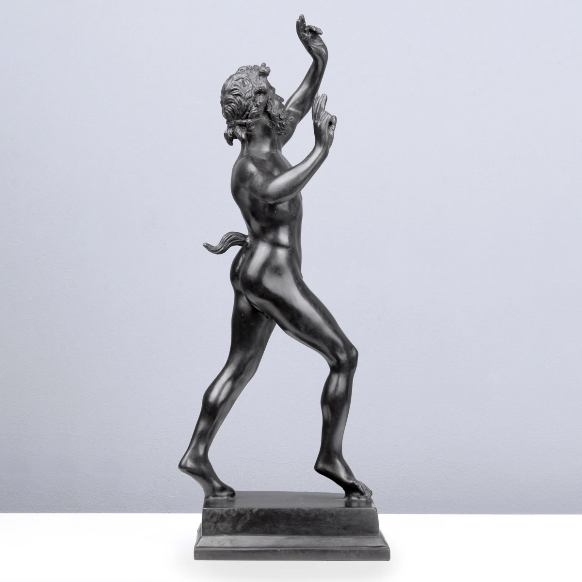 Bronze Dancing Faun Statue Pompeii