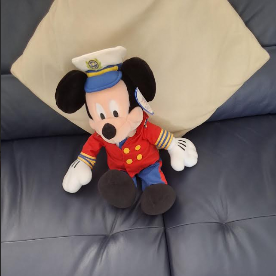 Captain Mickey plush toy reference for sculpture