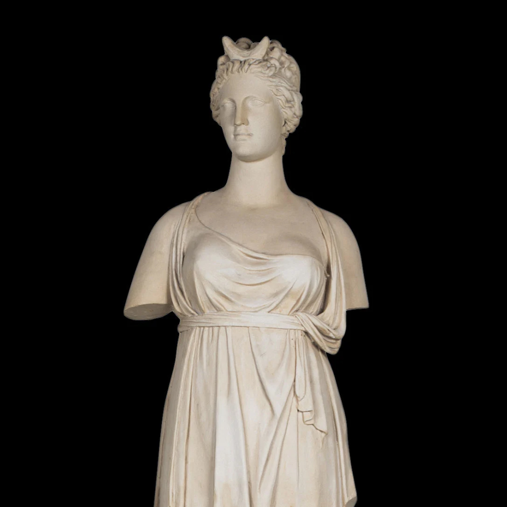 Diana Garden marble Statue detail
