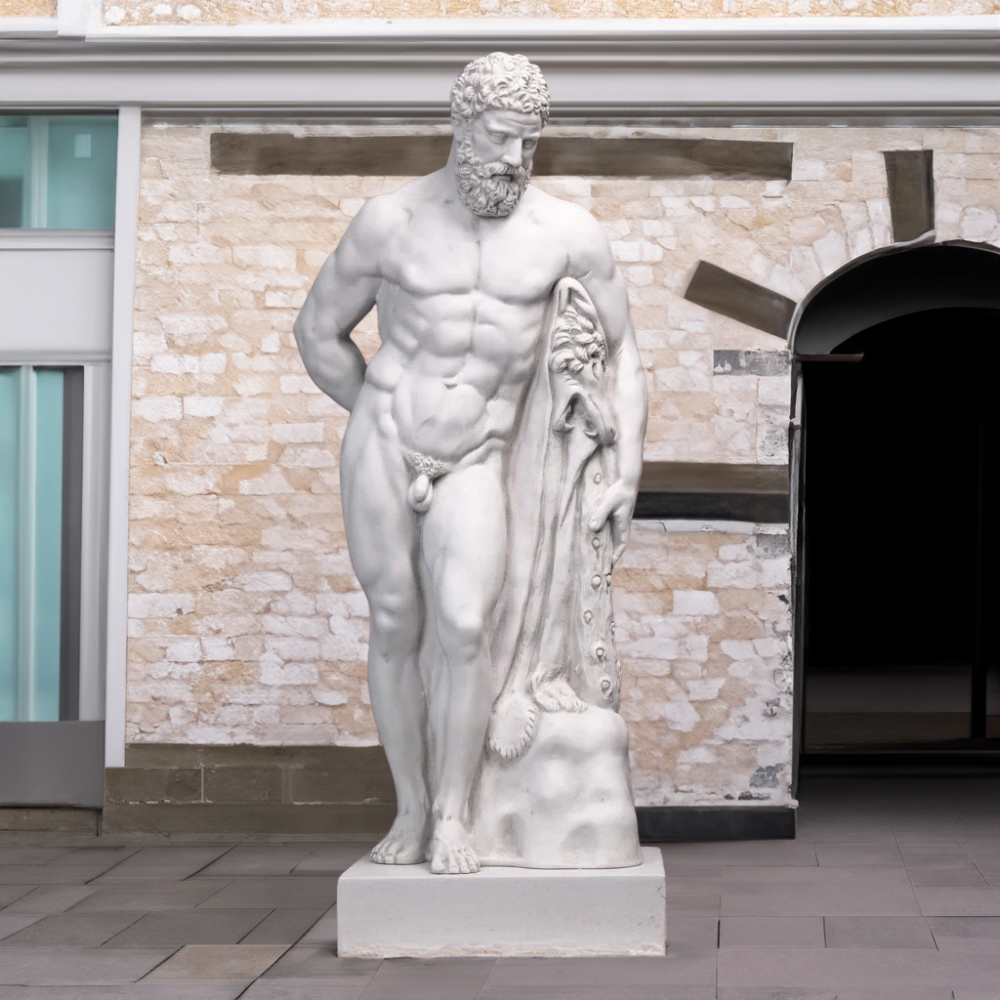 Hercules Marble Statue classical hero