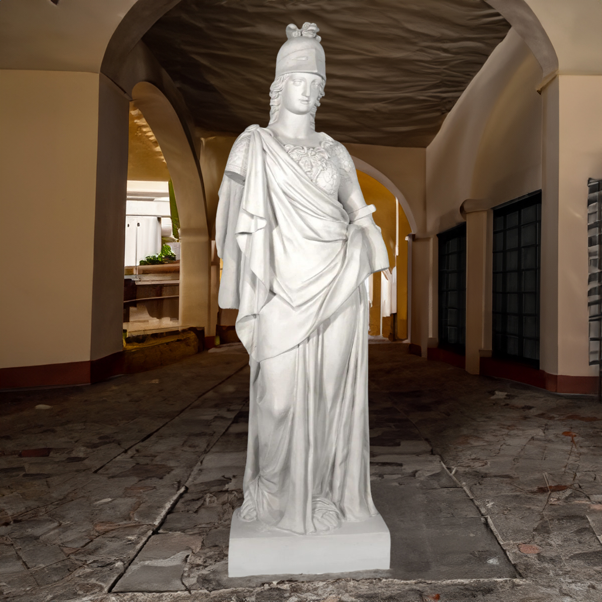 Life size marble Athena Garden Statue