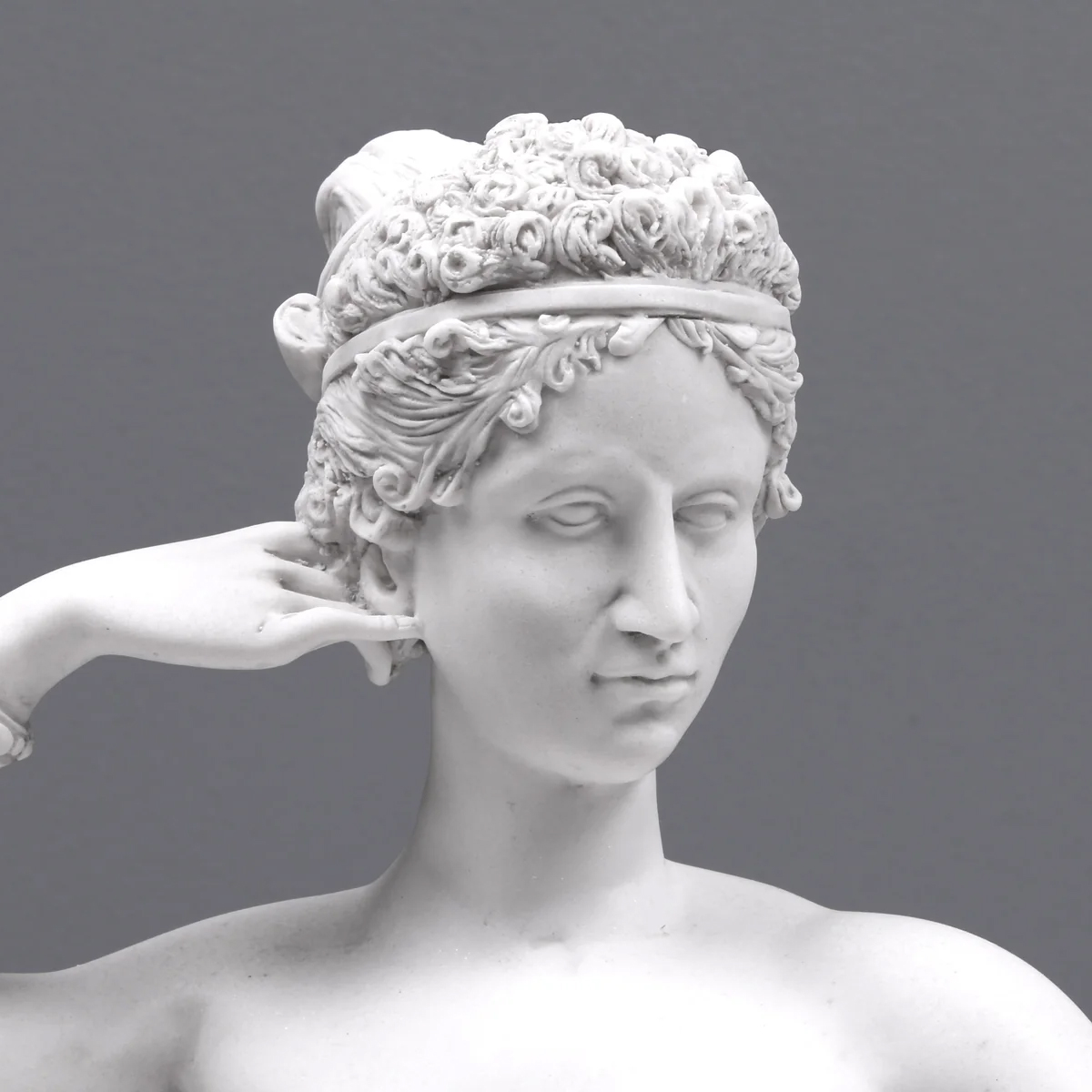 Marble Pauline Borghese Sculpture head detail