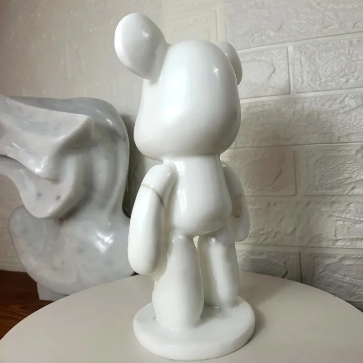 White marble Statue Bearbrick