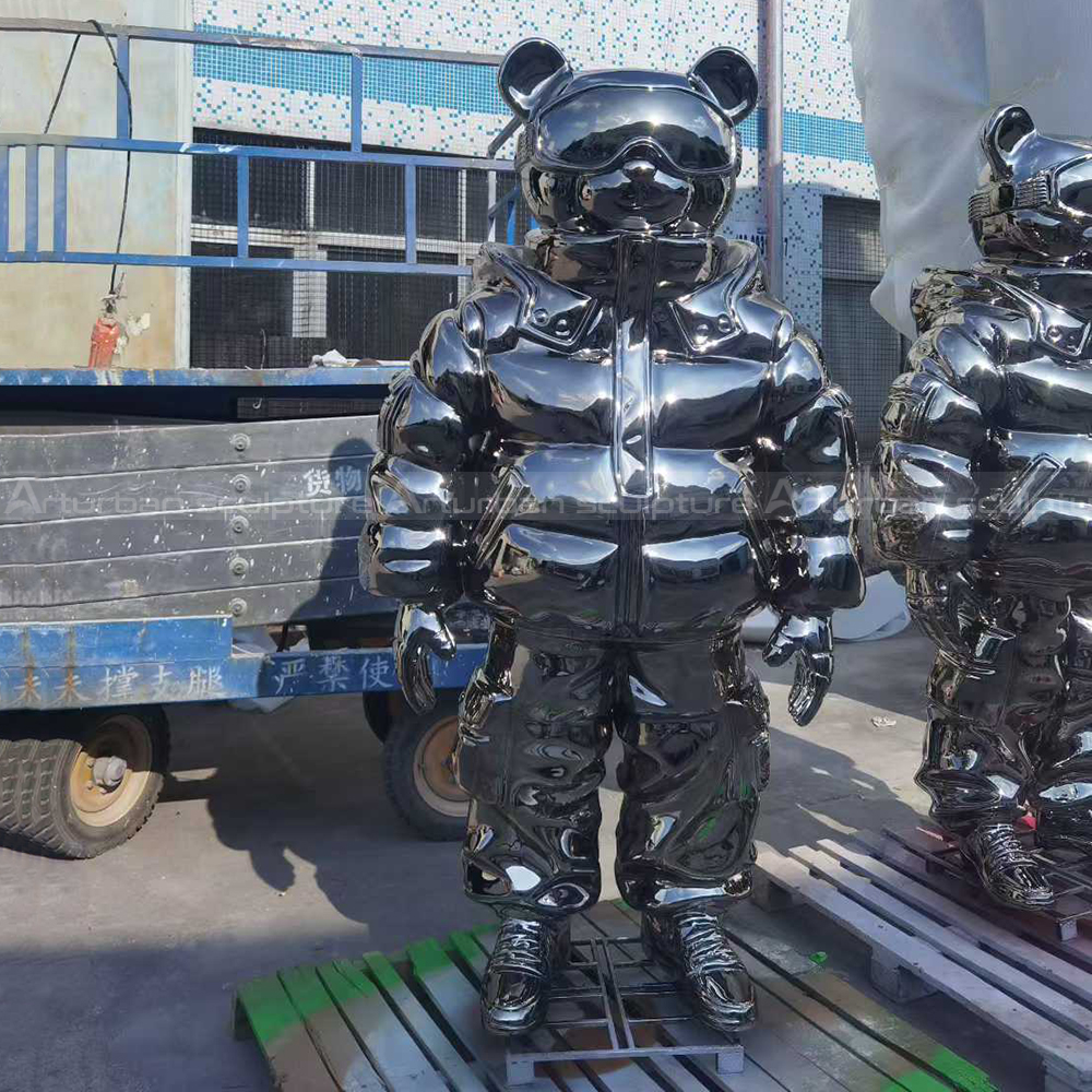 stainless steel Astrobear Statue