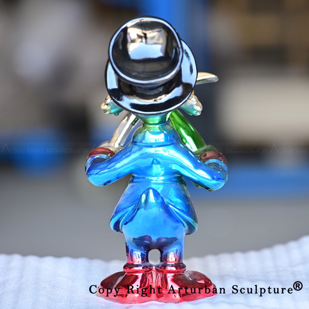3 Bronze Maestro Duck Sculpture rear view