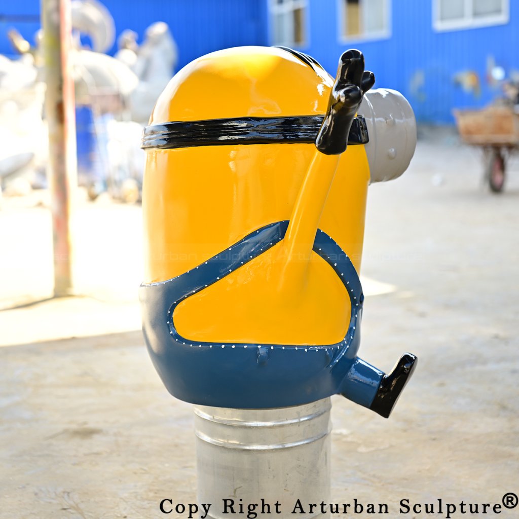 Fiberglass Minion Statue Life Size for commercial display