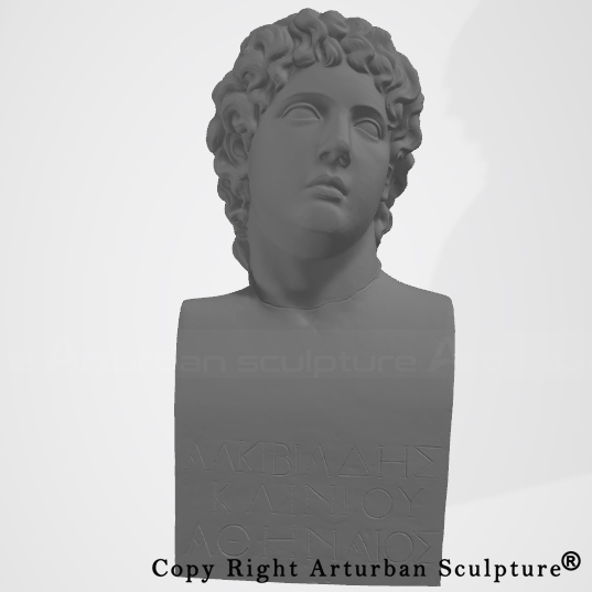 5 3D Design of Alcibiades bust