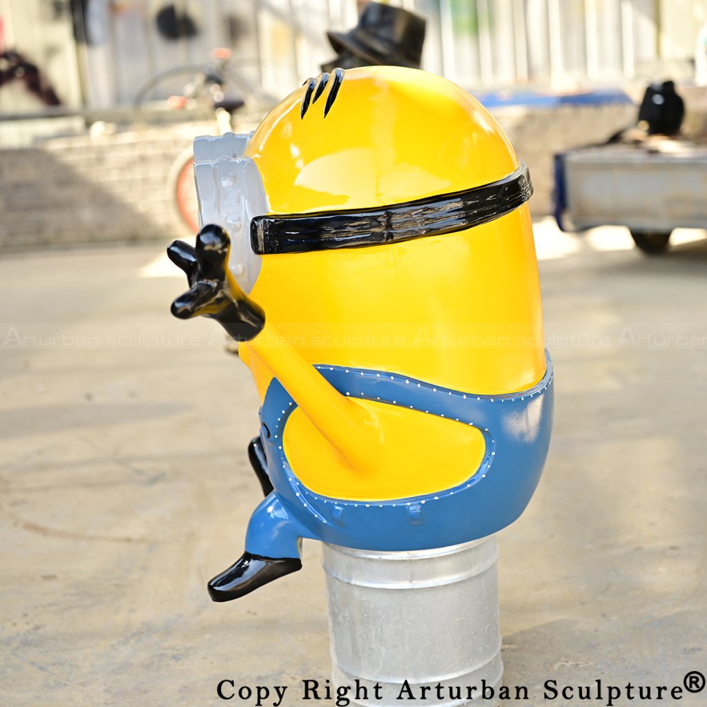 Dave the Minion Statue Life Size side detail