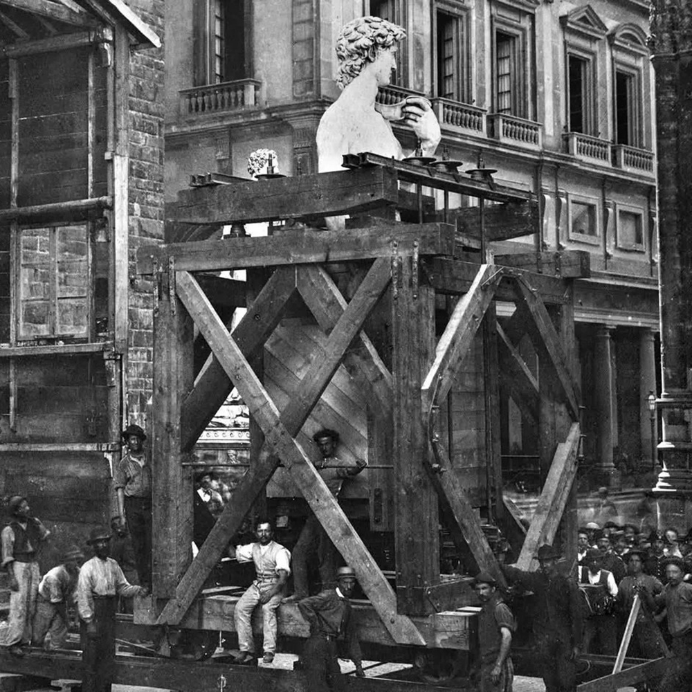7 Michelangelo's David was moved from Piazza della Signoria in Florence to the Galleria dell’Accademia