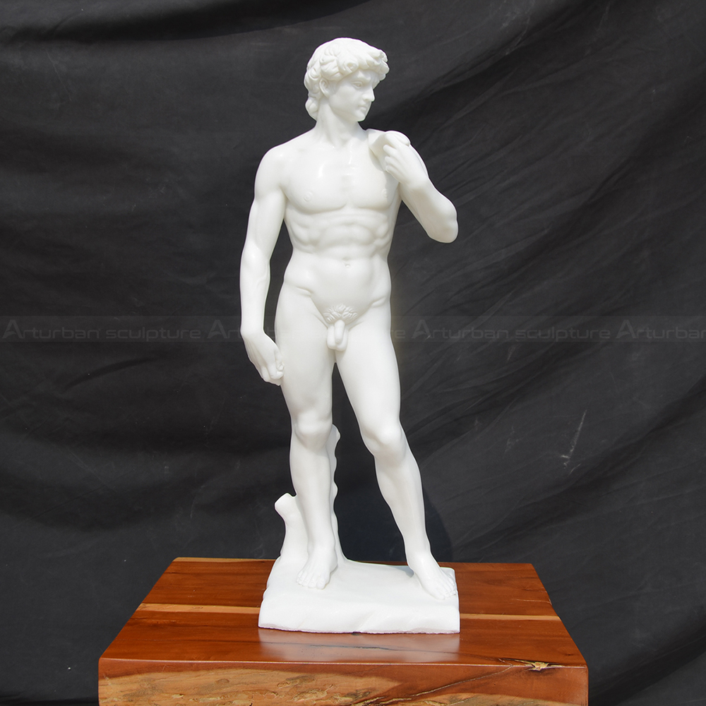 8.2 Small marble David statue for interior display