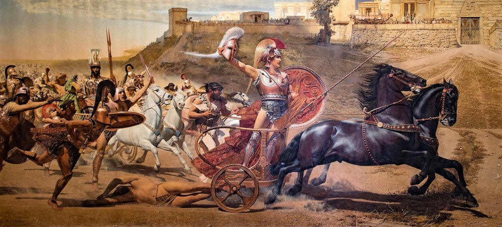 Achilles triumph over Hector at Troy