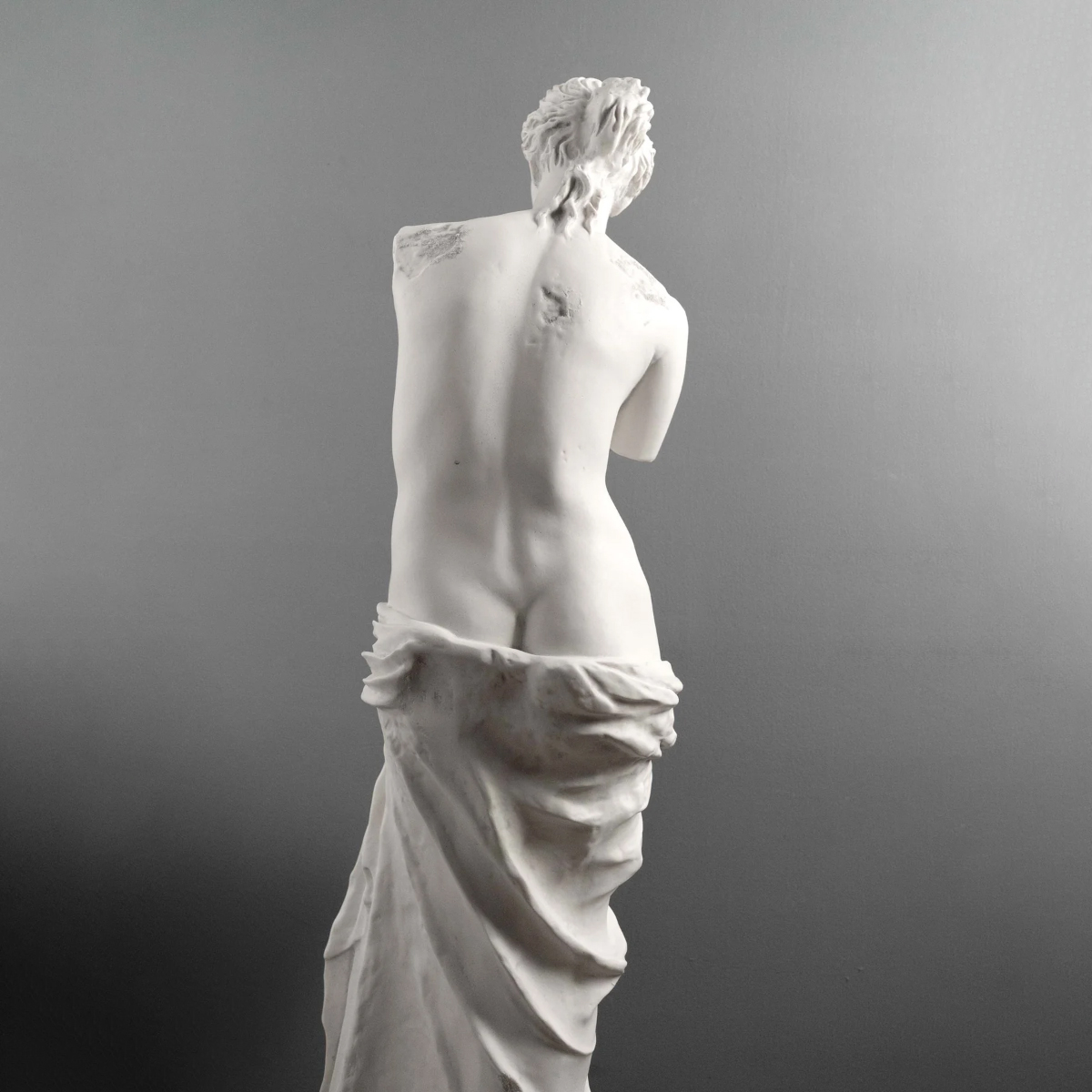 Armless Statue Venus de marble back view