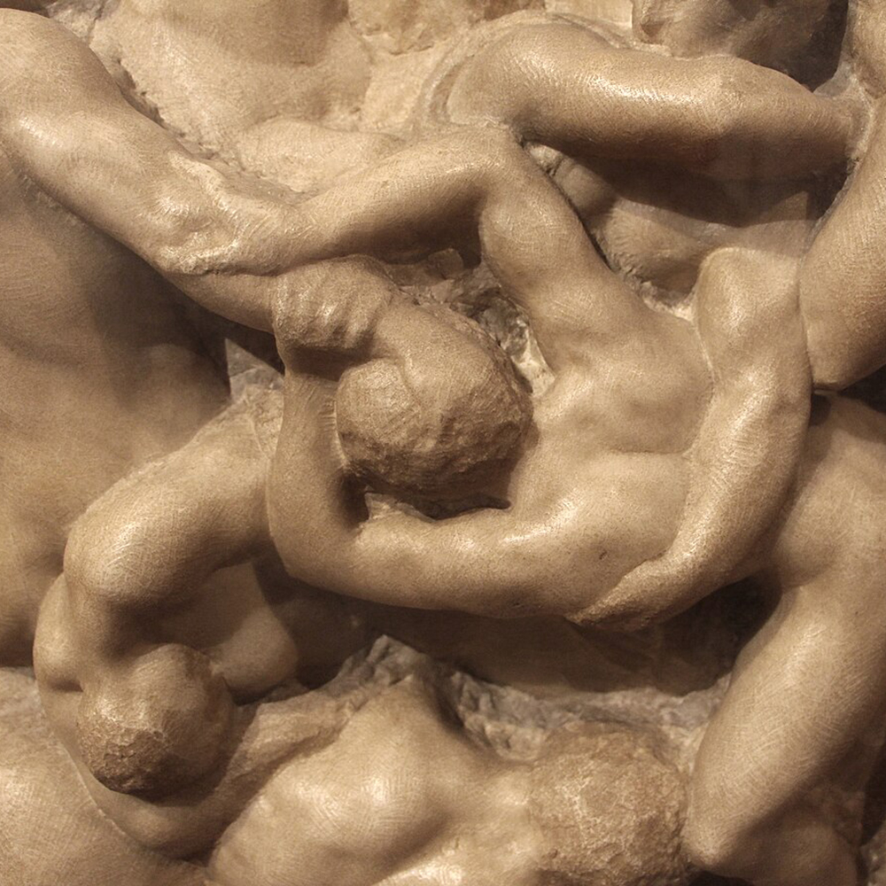 Battle of the Centaurs marble relief detail