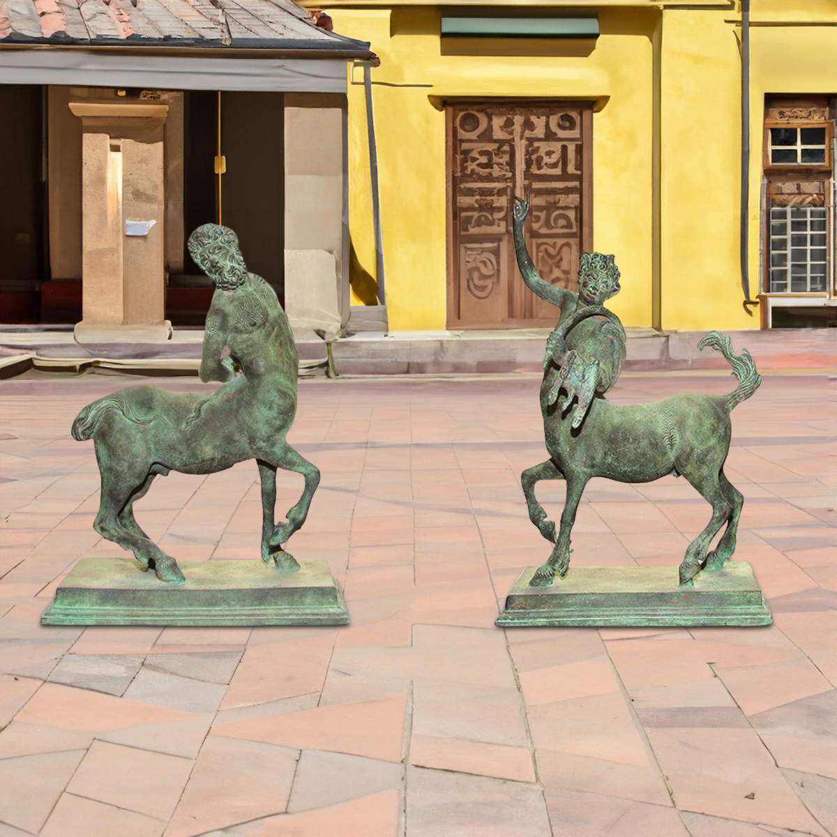 Furietti Centaurs Statue bronze pair