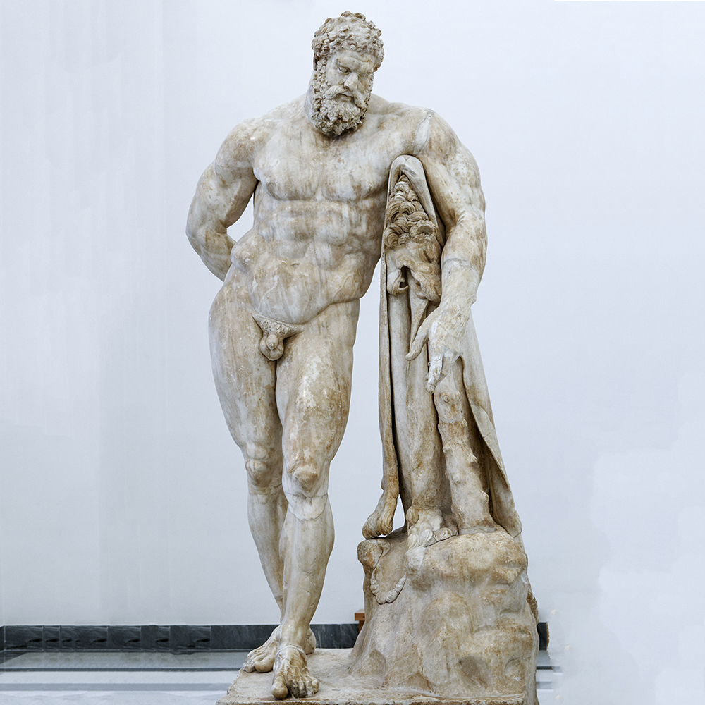 Hercules Farnese marble Sculpture