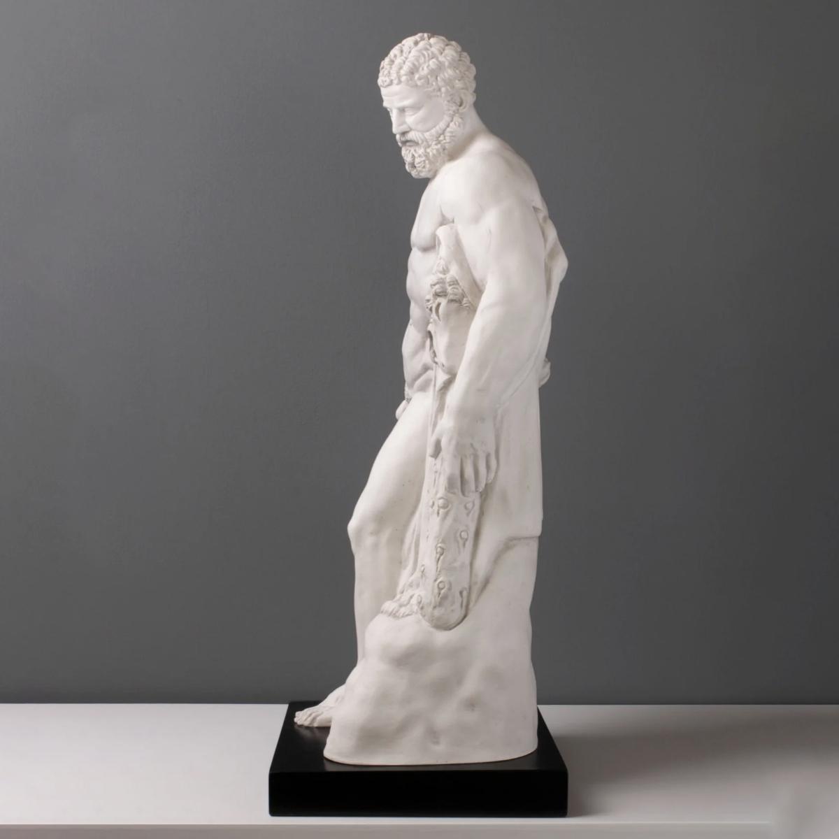 Hercules Statue for Sale marble side display