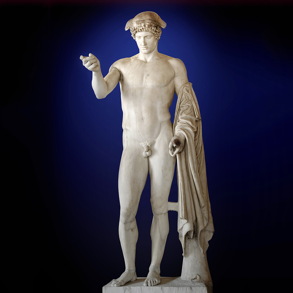 Hermes Logios Roman marble statue