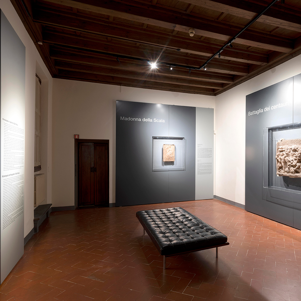 Madonna of the Stairs gallery display