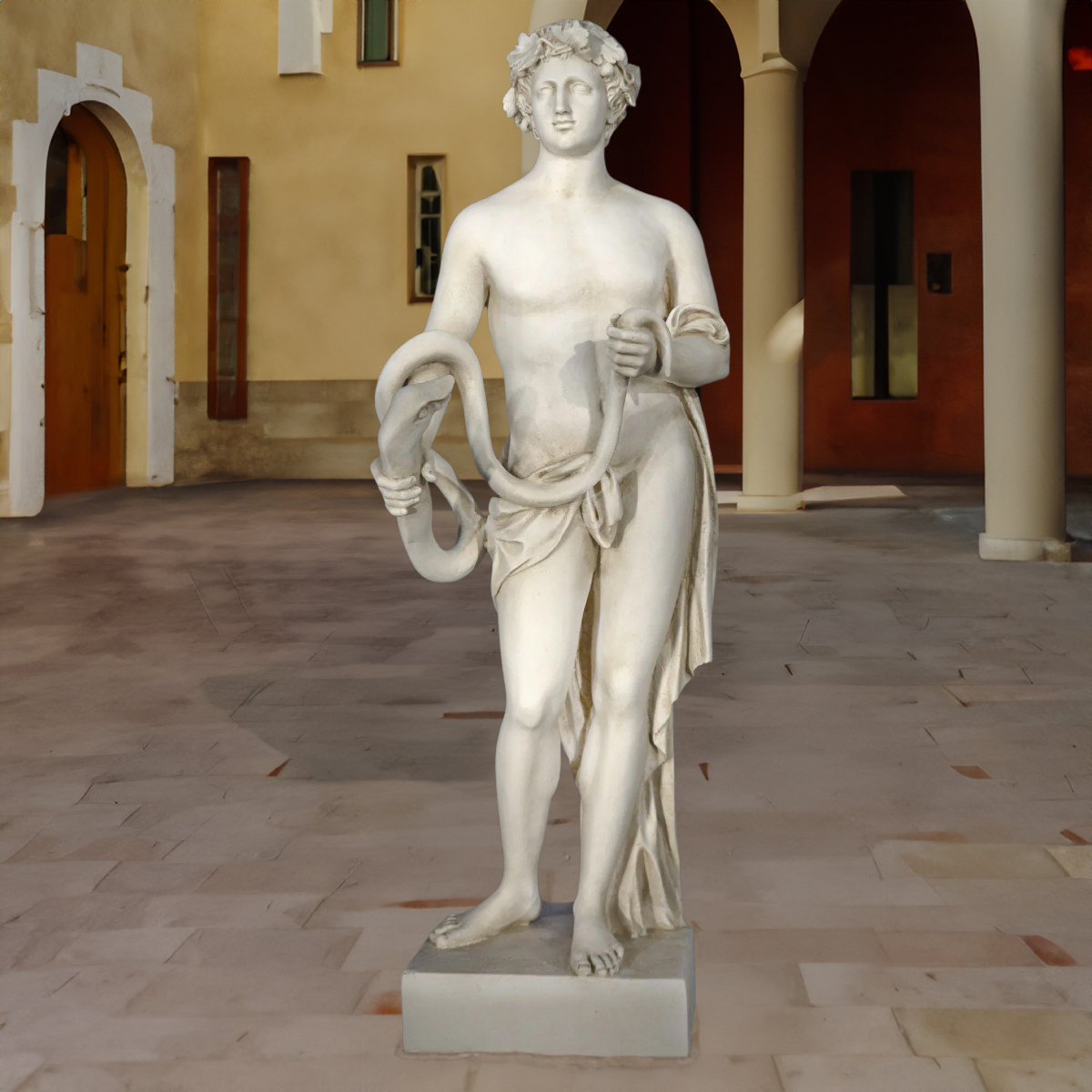 Marble Dionysus Statue for Sale front view