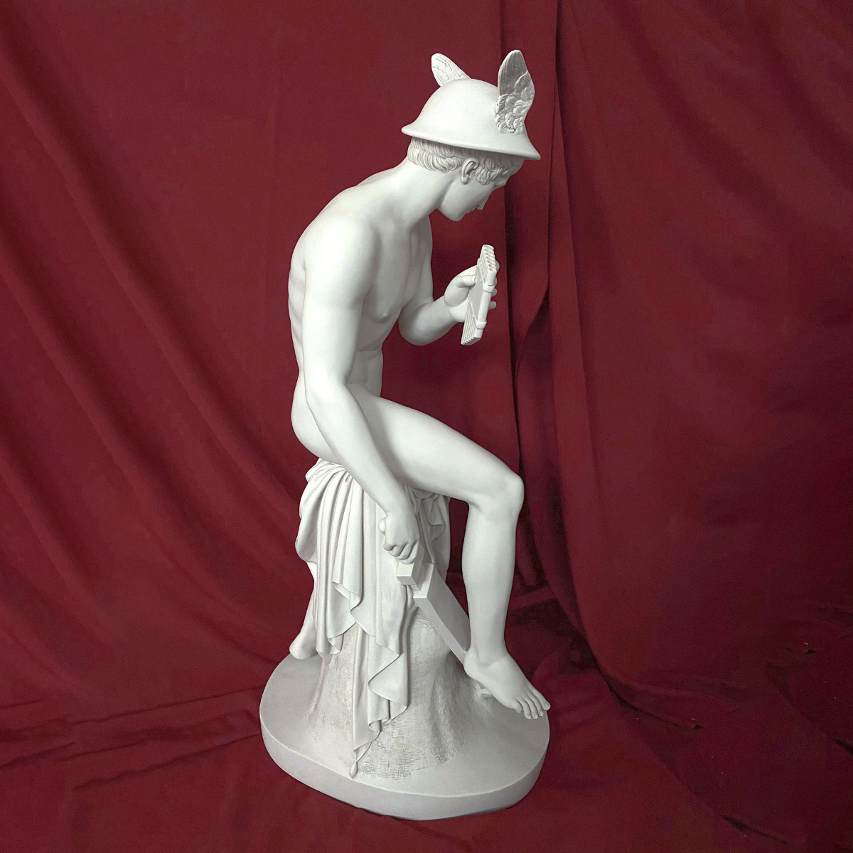 Marble Statue of Hermes seated figure