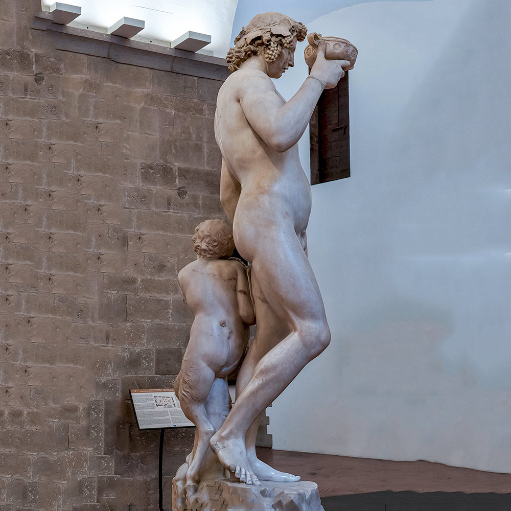 Michelangelo Bacchus full body view