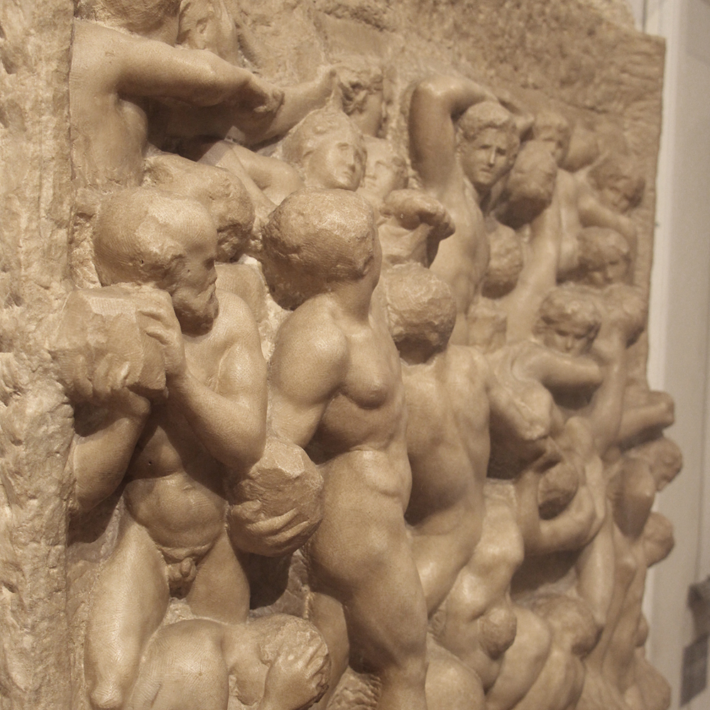 Michelangelo Battle of the Centaurs artwork